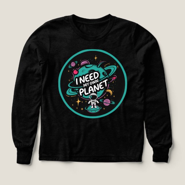 Necesito mi propio planeta (Diseño frontal)