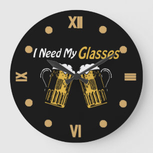 Necesito Mi Reloj De Pared De Humor De Cerveza De