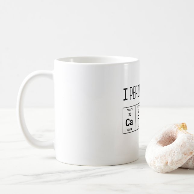 Necesito periódicamente la taza de café (Con donut)