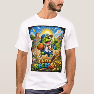 Necesito Receso – Camiseta Divertida de Rana Escol