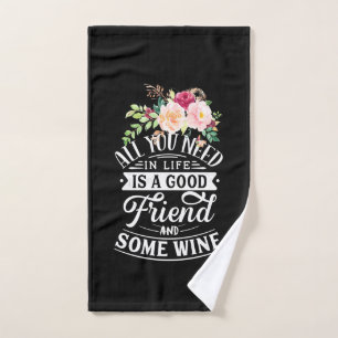 Necesito Un Buen Amigo Y Un Poco De Vino