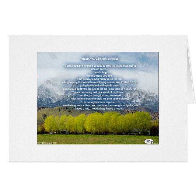 NECESITO UN HUG (Anverso (Horizontal))