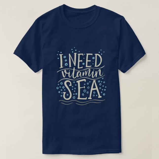 Necesito una camiseta de Vitamina Sea (Diseño del anverso)