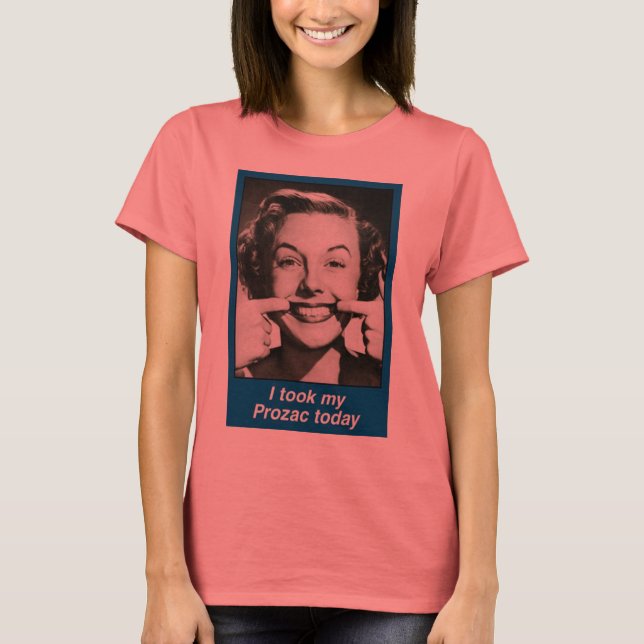 Necesito una camiseta Prozac (Anverso)
