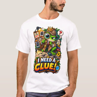 NECESITO UNA PISTA – Camiseta divertida de rana de