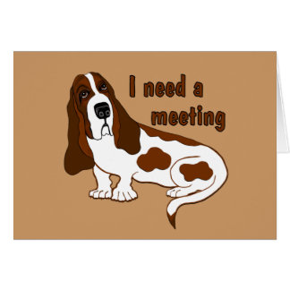 Necesito una reunión cita divertida y perro triste