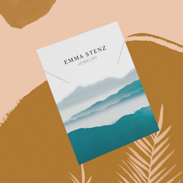 © Necklace Display Card ・ Pastel Mountain Range (Subido por el creador)