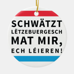 Necklace ornamento Speak Luxembourgish