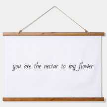 Néctar A Mi Tapiz De Muro De Madera De Flores