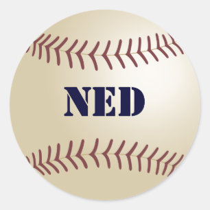 Ned Baseball Pegatina / Sello