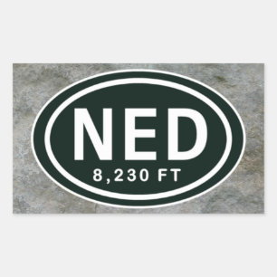 Nederland CO 8.230 FT Elevation NED Pegatinas