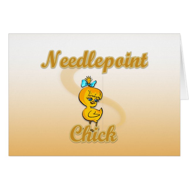 Needlepoint Chick (Anverso (Horizontal))