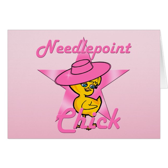 Needlepoint Chick #8 (Anverso (Horizontal))