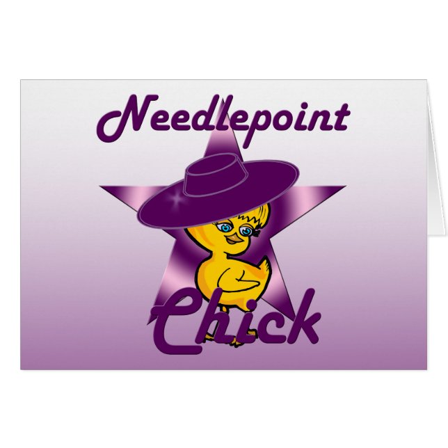 Needlepoint Chick #9 (Anverso (Horizontal))