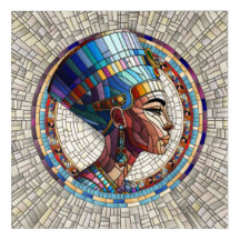 Nefertiti egipcio - Arte Mosaico
