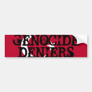 Negadores del genocidio pegatinas de parachoques