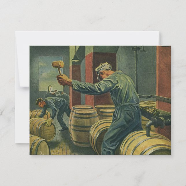 Negocio Antiguo, Elaboración de Vino, Encapsulado  (Anverso)