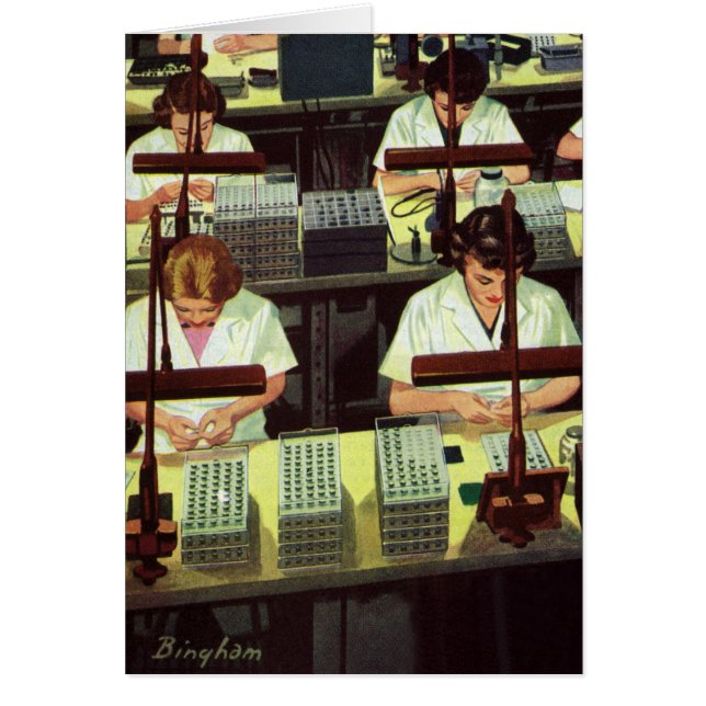 Negocio Antiguo, Trabajadoras de Línea de Ensambla (Frente)