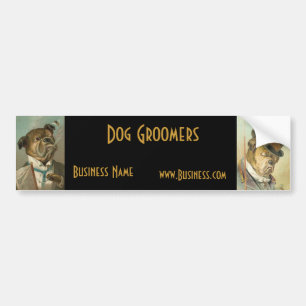 Negocio de Calcomanías Vintage Peluquerías Caninas