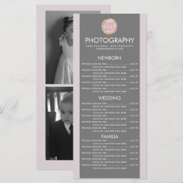 Negocio de Fotografía Menú Tonos Terrosos Logo