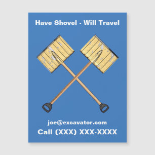 Negocio de la pala de nieve