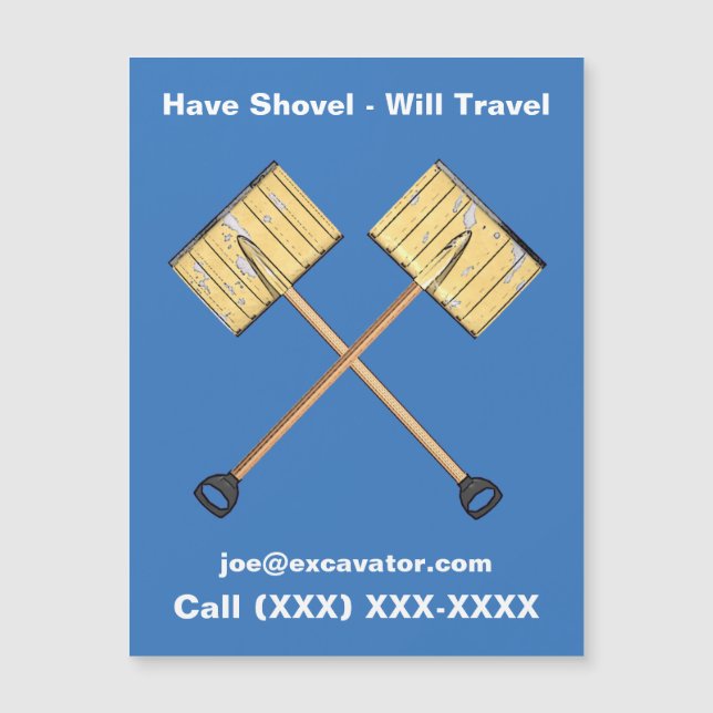 Negocio de la pala de nieve (Anverso)