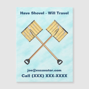 Negocio de la pala de nieve