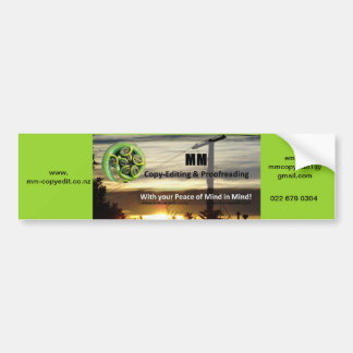 Negocio de la pegatina para el parachoques