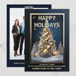 Negocio de lujo decoraciones de árboles de navidad