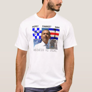 NEGOCIO de Obama COMO camiseta USUAL