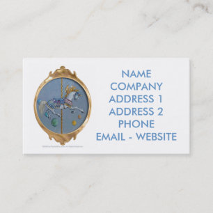 Negocio del carrusel - opus uno de la tarjeta del