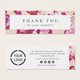 Negocio floral clásico rojo abstracto moderno