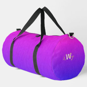 Negocio minimalista azul rosado Bolsa Duffle