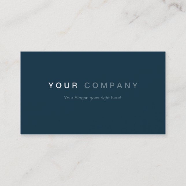 Negocio profesional tarjetas de presentación Blue (Anverso)