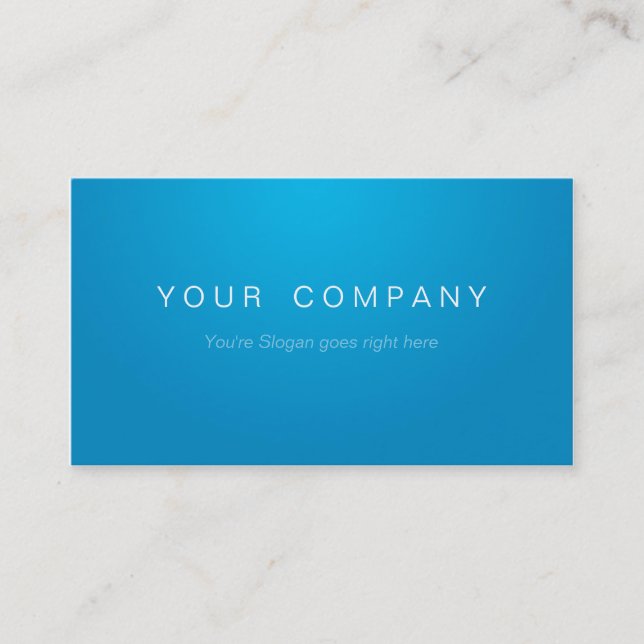 Negocio profesional tarjetas de presentación Blue, (Anverso)