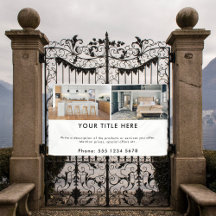 Negocios promocionales 2 Pancarta fotográfica y te