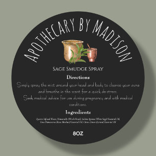 Negra Etiquetas de ingredientes de productos a b