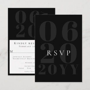 Negra Negra Negrita Tipo de Boda RSVP