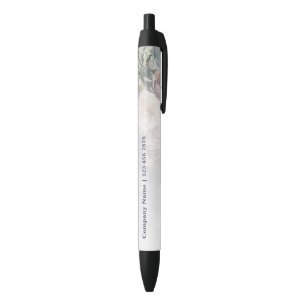 Negra Personalizado Photo Florist Bolígrafo de tinta neg