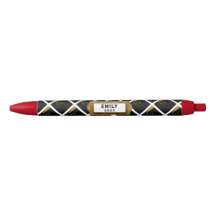 Negra Regalo de Graduación Personalizado Bolígrafo Tinta