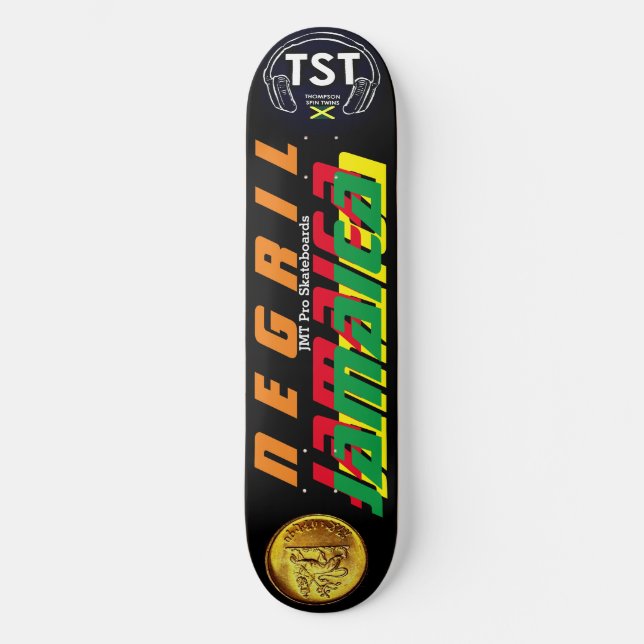 NEGRIL JMT 8 1/2" Tabla de Skateboard (Anverso)