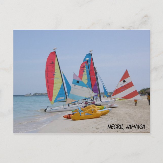 Negril, postal de Jamaica (Anverso)