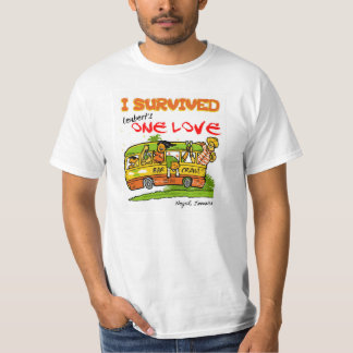 Negril una camiseta del arrastre de la barra del
