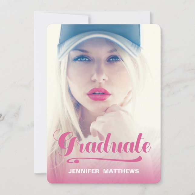 Negrita 2| Invitación a la fiesta de graduación (Anverso)