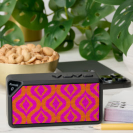 Negrita Naranja Hot Pink Summer Ikat Ogee Art Patt
