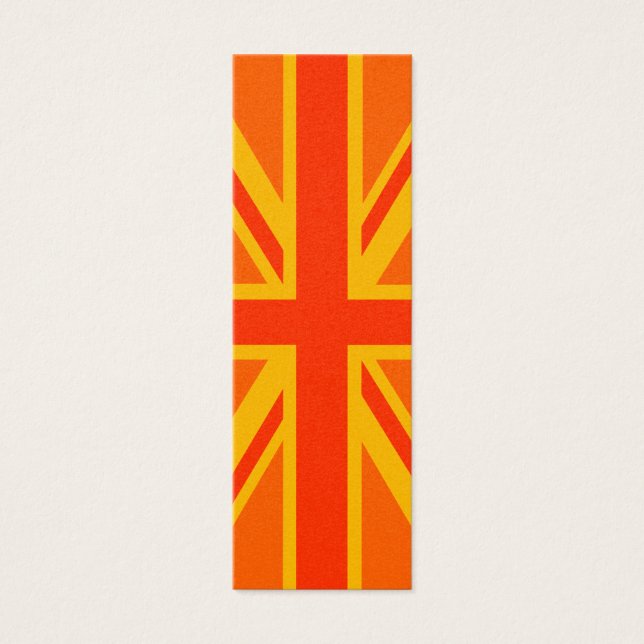 Negrita Naranja Unión Jack Bandera Británica (Frente)
