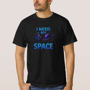 Negrita necesito mi camiseta gráfica espacial
