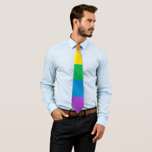 Negrita Orgullo LGBT Corbata Arcoiris - Estilo de 