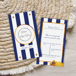 Negrita oro azul marino con etiqueta de precio del