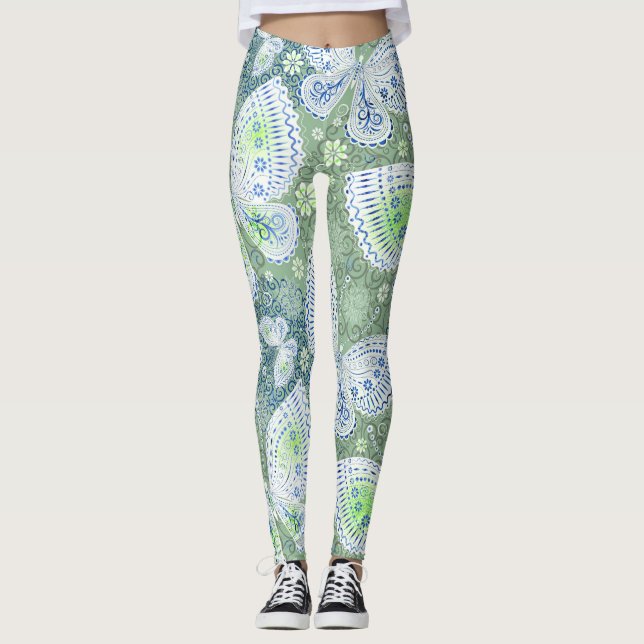 Negrita y bello - Elegantes leggings impresas (Anverso)